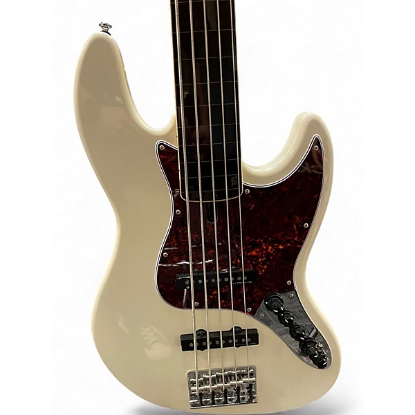 Used Sire Marcus Miller V7 Alder 5 String Vintage White Electric Bass Guitar
