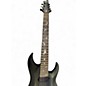 Used Schecter Guitar Research Damien 7 String Black Solid Body Electric Guitar