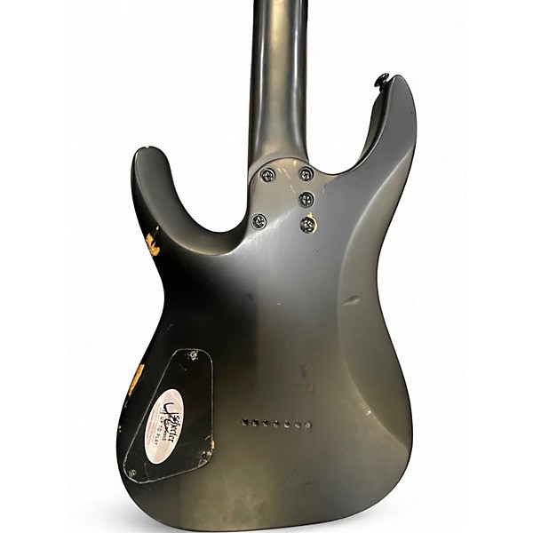 Used Schecter Guitar Research Damien 7 String Black Solid Body Electric Guitar