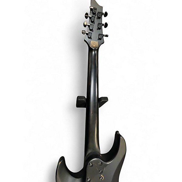 Used Schecter Guitar Research Damien 7 String Black Solid Body Electric Guitar
