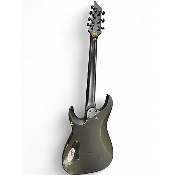 Used Schecter Guitar Research Damien 7 String Black Solid Body Electric Guitar