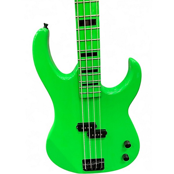 Used Dean Custom Zone 4-String Green Electric Bass Guitar
