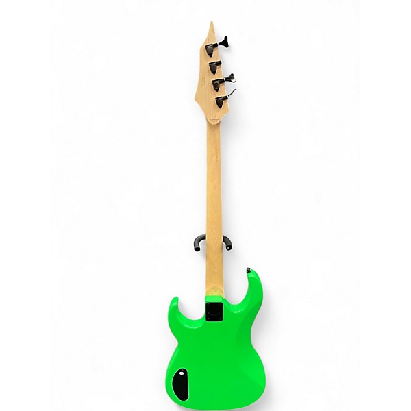 Used Dean Custom Zone 4-String Green Electric Bass Guitar