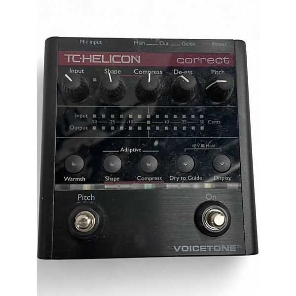 Used TC Helicon VoiceTone Correct Vocal Processor