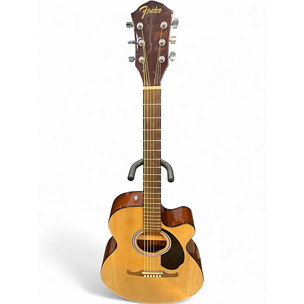 Used Fender FA135CE Concert Natural Acoustic Electric Guitar