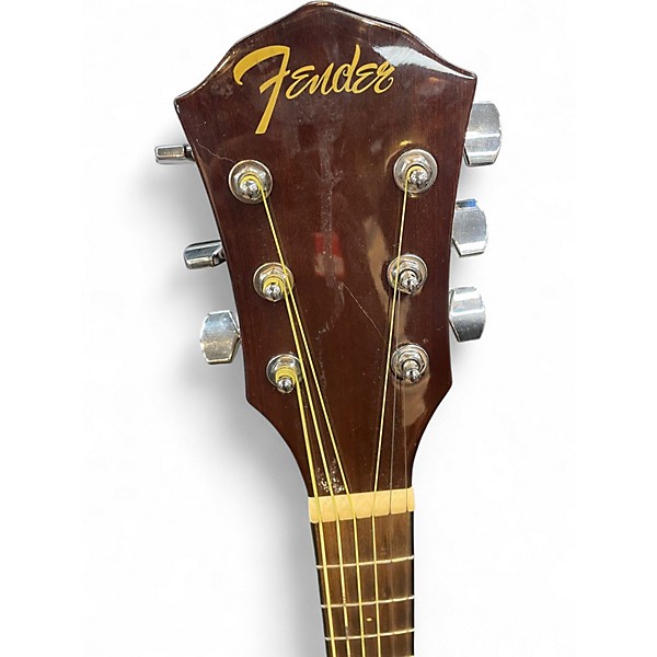 Used Fender FA135CE Concert Natural Acoustic Electric Guitar