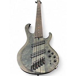 Used Ibanez BTB806MSTGF Transparent Gray Electric Bass Guitar