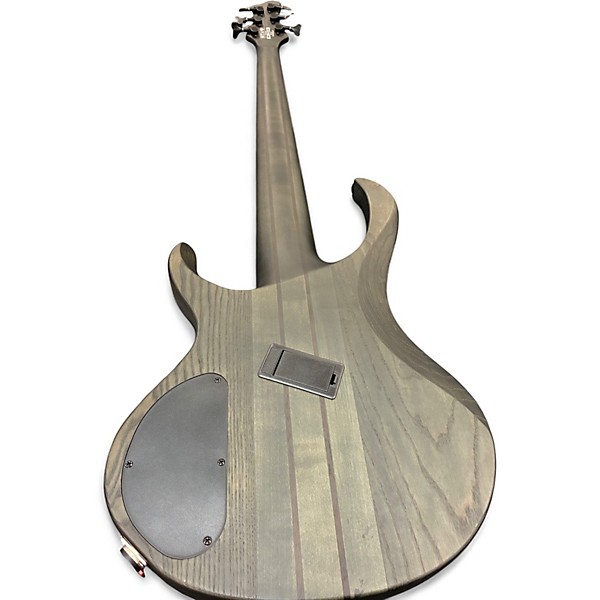 Used Ibanez BTB806MSTGF Transparent Gray Electric Bass Guitar