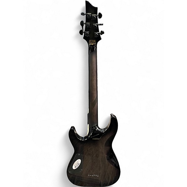 Used 2025 Schecter Guitar Research C-1 Electro Resin Natural w/ Black Burst Solid Body Electric Guitar