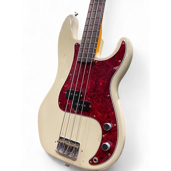 Used Fender '63 Precision Bass Journeyman Olympic White Electric Bass Guitar