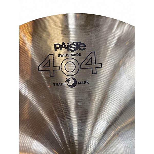 Used Paiste 14in 404 heavy hihat pair Cymbal