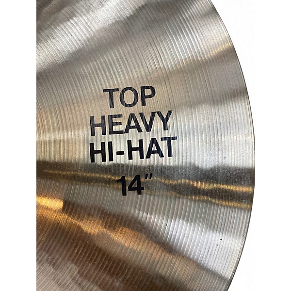 Used Paiste 14in 404 heavy hihat pair Cymbal