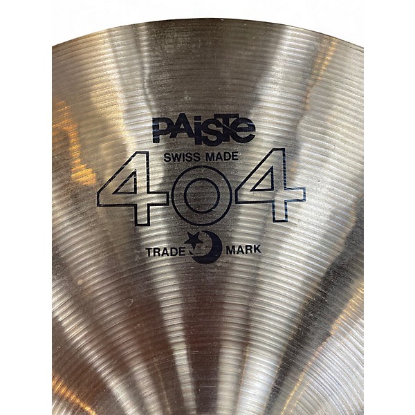Used Paiste 14in 404 heavy hihat pair Cymbal