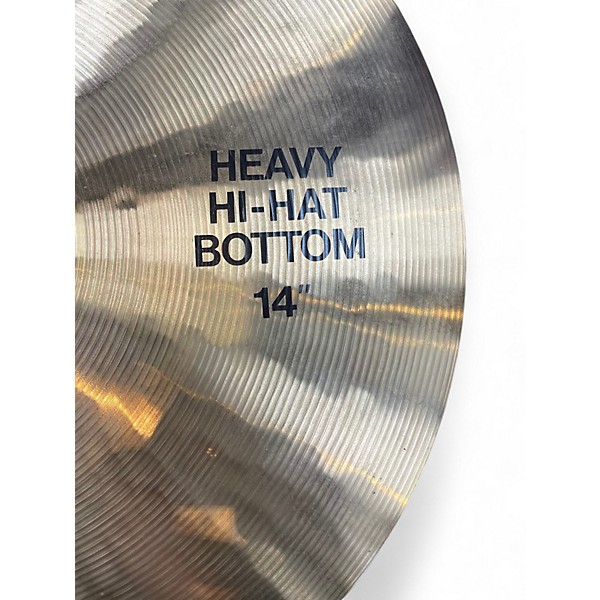 Used Paiste 14in 404 heavy hihat pair Cymbal