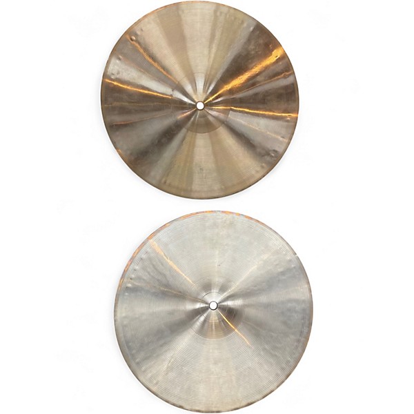Used Paiste 14in 404 heavy hihat pair Cymbal