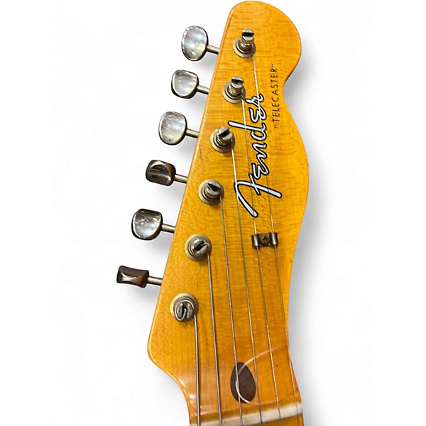 Used 2022 Fender Custom Shop 1958 Telecaster Journeyman Aged White Blonde Solid Body Electric Guitar