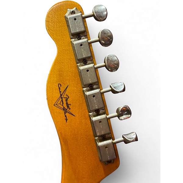 Used 2022 Fender Custom Shop 1958 Telecaster Journeyman Aged White Blonde Solid Body Electric Guitar