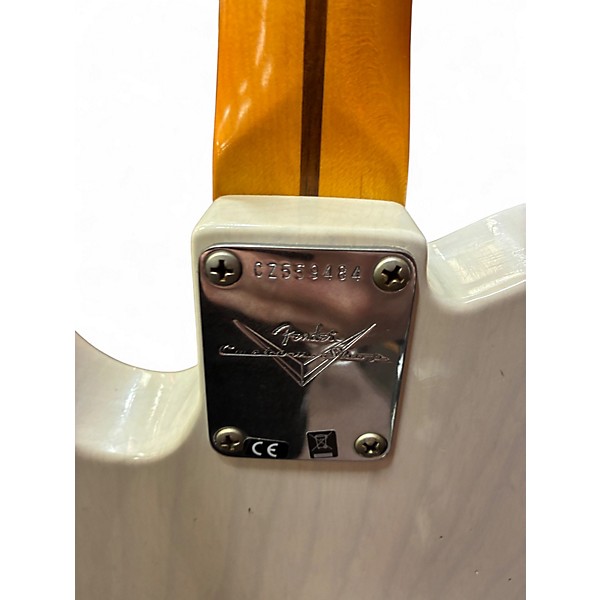 Used 2022 Fender Custom Shop 1958 Telecaster Journeyman Aged White Blonde Solid Body Electric Guitar