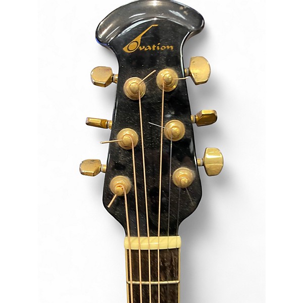 Used Ovation CC28-5 Celebrity Black Acoustic Electric Guitar