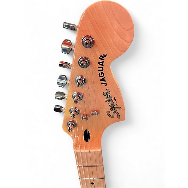 Used 2024 Squier AFFINITY JAGUAR MOCHA Solid Body Electric Guitar