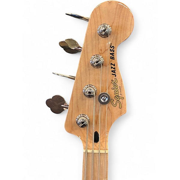 Used Squier Affinity Jazz Bass 3 Color Sunburst Electric Bass Guitar