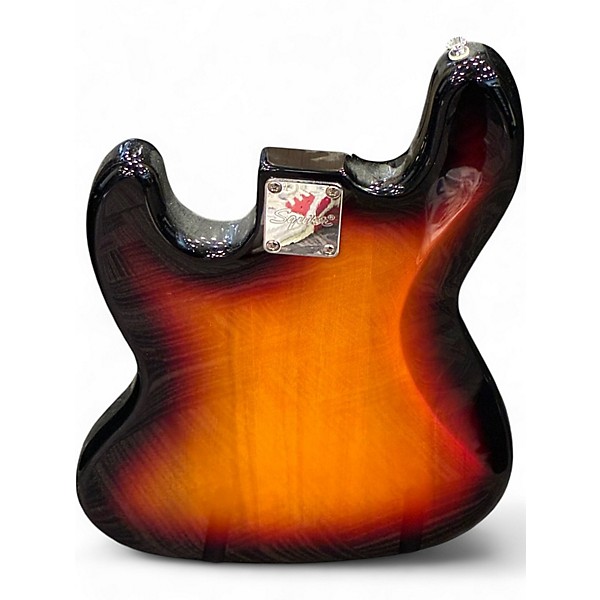 Used Squier Affinity Jazz Bass 3 Color Sunburst Electric Bass Guitar