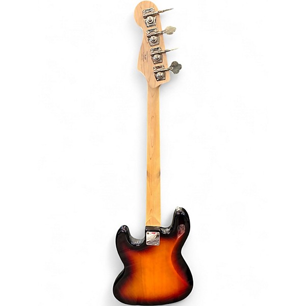 Used Squier Affinity Jazz Bass 3 Color Sunburst Electric Bass Guitar