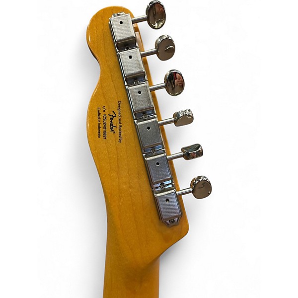 Used Squier Classic Vibe Telecaster Thinline Left Handed Alpine White Hollow Body Electric Guitar