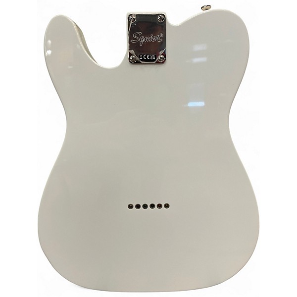 Used Squier Classic Vibe Telecaster Thinline Left Handed Alpine White Hollow Body Electric Guitar