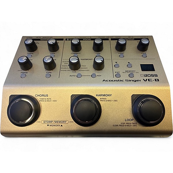 Used BOSS VE8 Acoustic Singer Effect Processor