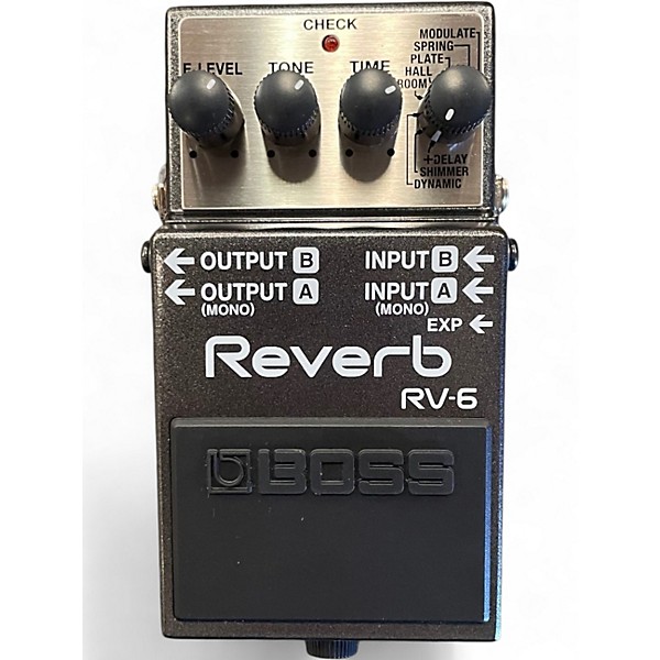 Used BOSS RV6 Digital Reverb Effect Pedal