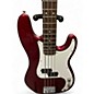 Used Squier Affinity Jazz Bass Candy Apple Red Electric Bass Guitar