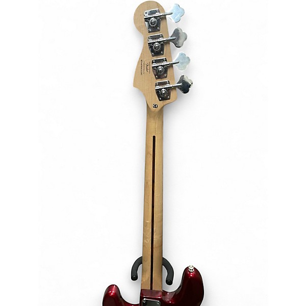 Used Squier Affinity Jazz Bass Candy Apple Red Electric Bass Guitar