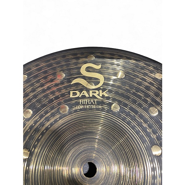 Used Zildjian 14in S Dark Hi Hat Top Cymbal