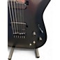 Used Schecter Guitar Research ELITE EVIL TWIN Black Solid Body Electric Guitar