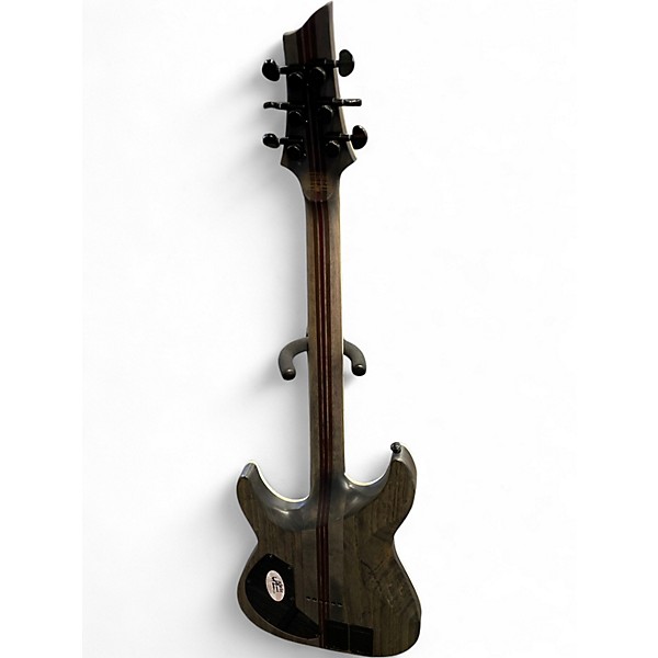 Used Schecter Guitar Research ELITE EVIL TWIN Black Solid Body Electric Guitar