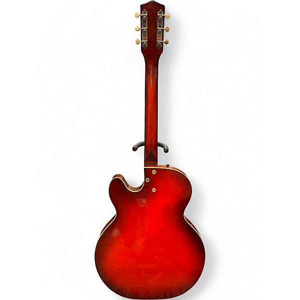 Vintage 1960s Harmony Rocket Natural Hollow Body Electric Guitar