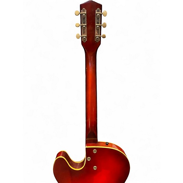 Vintage 1960s Harmony Rocket Natural Hollow Body Electric Guitar