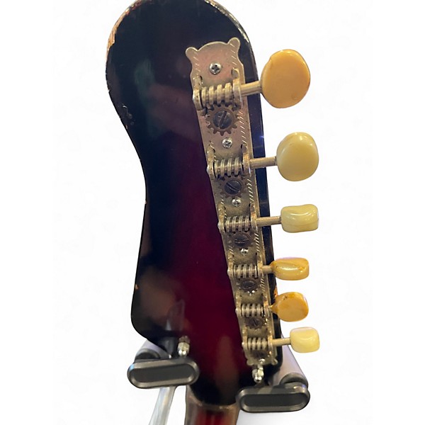 Vintage 1960s St George Electric Guitar Dark Cherry Burst Solid Body Electric Guitar