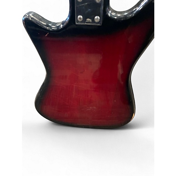 Vintage 1960s St George Electric Guitar Dark Cherry Burst Solid Body Electric Guitar