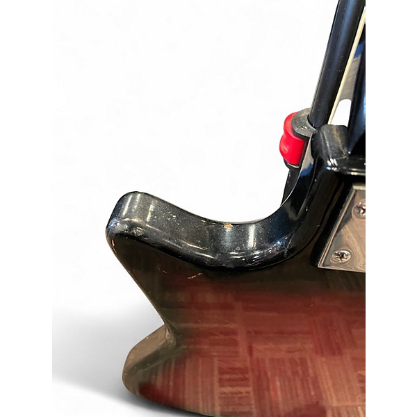 Vintage 1960s St George Electric Guitar Dark Cherry Burst Solid Body Electric Guitar