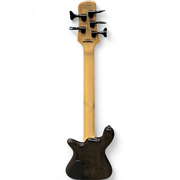 Used Spector Euro Bantam 5 Trans Charcoal Electric Bass Guitar
