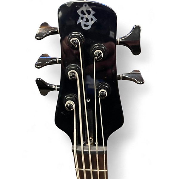 Used Spector Euro Bantam 5 Trans Charcoal Electric Bass Guitar