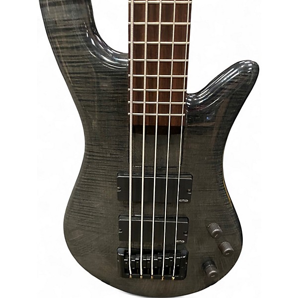 Used Spector Euro Bantam 5 Trans Charcoal Electric Bass Guitar