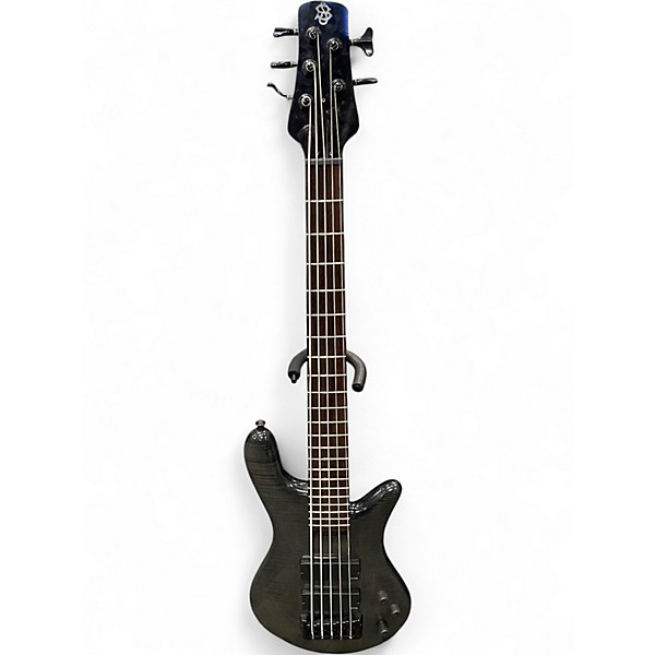 Used Spector Euro Bantam 5 Trans Charcoal Electric Bass Guitar
