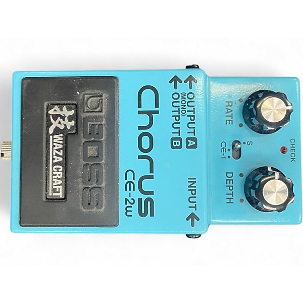 Used BOSS CE2W Waza Craft Chorus Effect Pedal