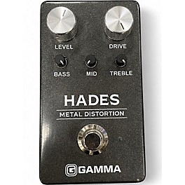 Used GAMMA Hades Metal Distortion Effect Pedal