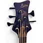 Used Zeline Gotten 5 Purple Sparkle Electric Bass Guitar