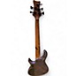 Used Zeline Gotten 5 Purple Sparkle Electric Bass Guitar