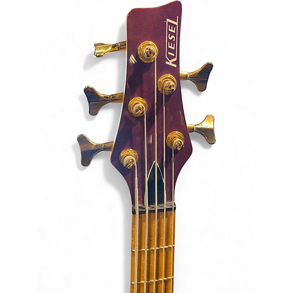 Used Kiesel V59 Purple Electric Bass Guitar